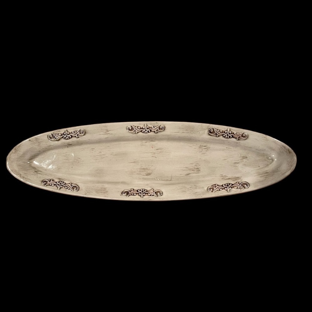 18”*5” serving platter. Great for the holidays or just some charcuterie!